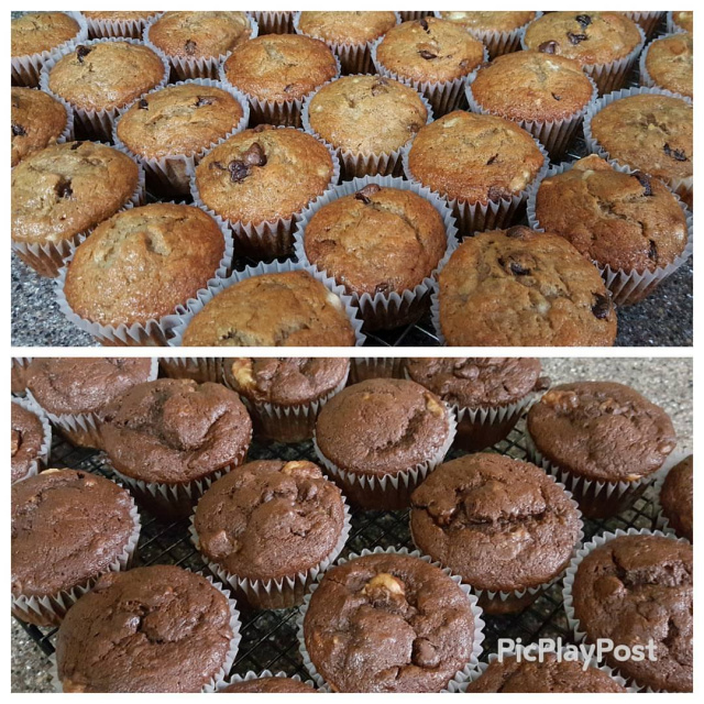 banana chocolate chip muffin recipe