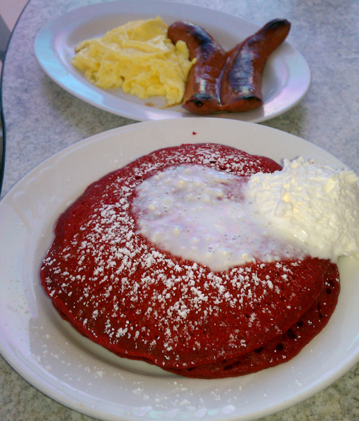 red velvet pancake guam image