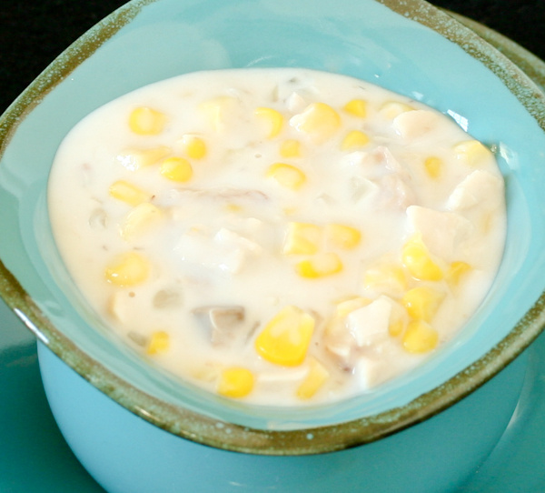 corn soup with chicken