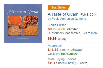 best selling guam cookbook