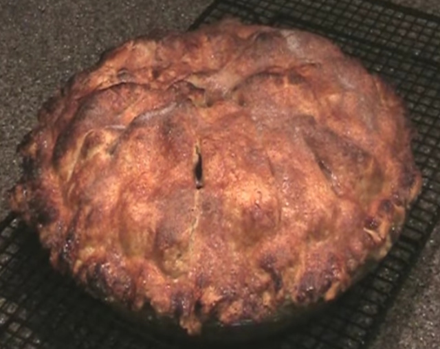 homemade apple pie