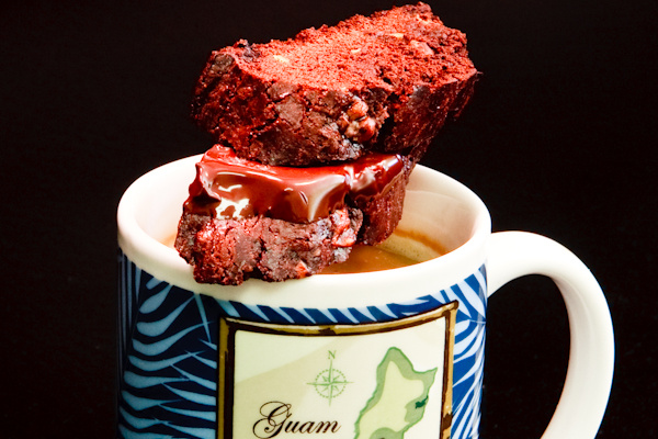 chocolate covered biscotti